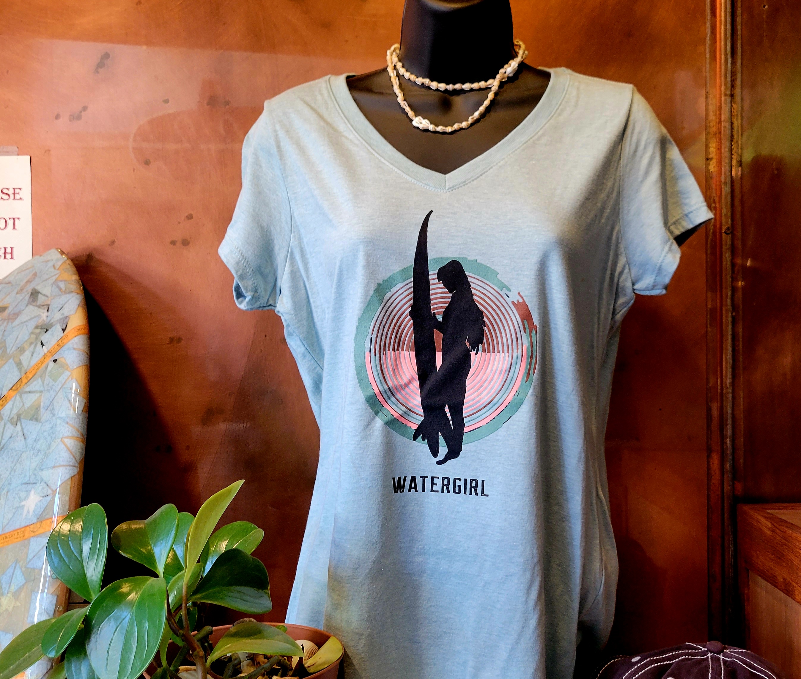Watergirl V neck women T shirt